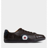 Ben Sherman Mens Target Leather Sneakers In Brown