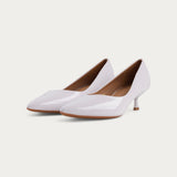 La Her Womens Fira Heels In White