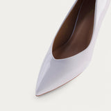 La Her Womens Fira Heels In White