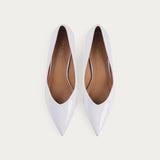 La Her Womens Fira Heels In White
