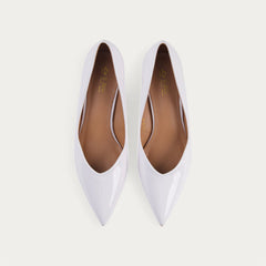 La Her Womens Fira Heels In White