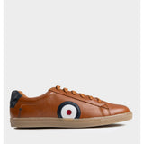 Ben Sherman Mens Target Leather Sneakers In Tan