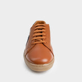 Ben Sherman Mens Target Leather Sneakers In Tan