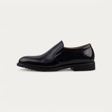 La-Manne Mens AI02 Leather Shoes In Black