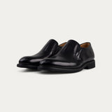 La-Manne Mens AI02 Leather Shoes In Black