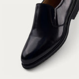 La-Manne Mens AI02 Leather Shoes In Black