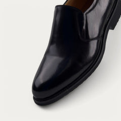 La-Manne Mens AI02 Leather Shoes In Black