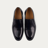La-Manne Mens AI02 Leather Shoes In Black