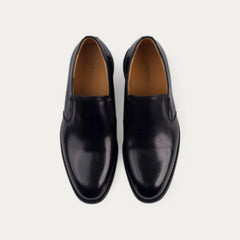 La-Manne Mens AI02 Leather Shoes In Black
