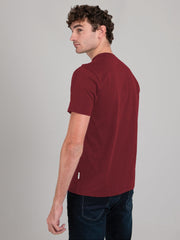 Ben Sherman W76122 Swirl Target Tee Shirt Berry