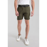 Ben Sherman Mens Chino Shorts In Olive