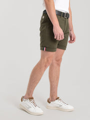 Ben Sherman Mens Chino Shorts In Olive