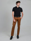 Ben Sherman Mens Straight Fit Chinos In Walnut