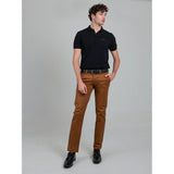 Ben Sherman Mens Straight Fit Chinos In Walnut