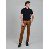 Ben Sherman Mens Straight Fit Chinos In Walnut
