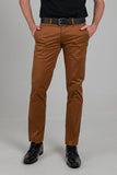 Ben Sherman Mens Straight Fit Chinos In Walnut