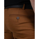 Ben Sherman Mens Straight Fit Chinos In Walnut