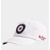 Ben Sherman Mens Bs Target White Cap