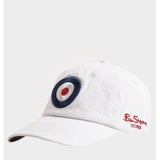 Ben Sherman Mens Bs Target White Cap