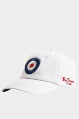 Ben Sherman Mens Bs Target White Cap