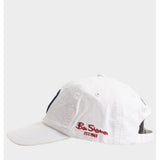 Ben Sherman Mens Bs Target White Cap