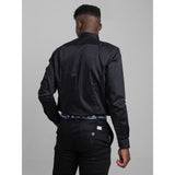 Ben Sherman Mens Target Long Sleeves Shirt In Black