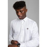 Ben Sherman Mens Long Sleeves Target Shirt In White