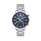 Daniel Klein Blue Dial Chrono Watch For Men