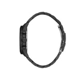 Danile Klein Mens Gunmetal Dial Watch In Black