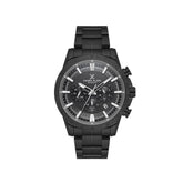 Danile Klein Mens Gunmetal Dial Watch In Black