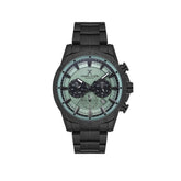 Daniel Klein Mens Mint Green Dial Watch In Gunmetal