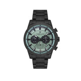 Daniel Klein Mens Mint Green Dial Watch In Gunmetal