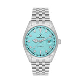Daniel Klein Men`s Exclusive Turquoise Dial 3 Hands-Date Watch