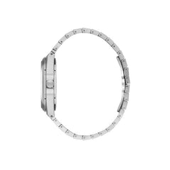 Daniel Klein Mens Silver Watch With Ice Blue Dial