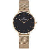 Daniel Wellington womans Classic Petite RG Melrose Black 32mm