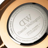 Daniel Wellington Unisex Mawes White Dial Watch In Brown