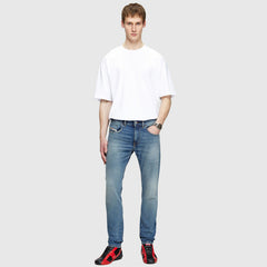 Diesel Mens 2019 D-Strukt L.32 Jeans In Light Blue