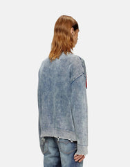 Diesel Mens Fronzi Knitwear In Blue