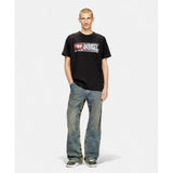 Diesel Mens T-Norm-T6 Regular T-Shirt In Black