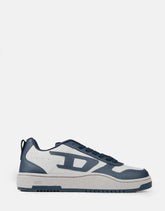 Diesel Mens S-Ukiyo V2 Low Sneakers In Grey and Navy