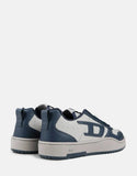 Diesel Mens S-Ukiyo V2 Low Sneakers In Grey and Navy