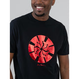 Ben Sherman Mens Disk Foil T-Shirt In Black
