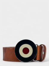 Ben Sherman Distressed Leather Target Buck Tan