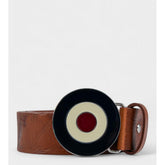 Ben Sherman Distressed Leather Target Buck Tan