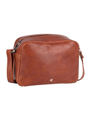 Cellini Adina Large Camera Bag Cognac
