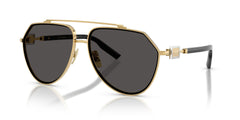 Dolce & Gabbana Pilot Sunglasses For Men In Gold