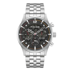 Police Mens Malawi Silver Watch