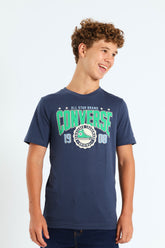 Converse 0051159 Kids Collegiate Crest Ss Tee