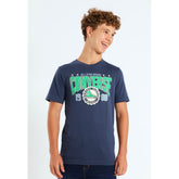 Converse 0051159 Kids Collegiate Crest Ss Tee