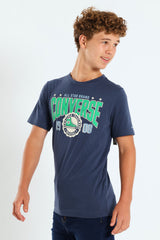 Converse 0051159 Kids Collegiate Crest Ss Tee